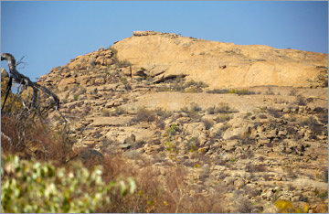 Blick zur Phillip's Cave