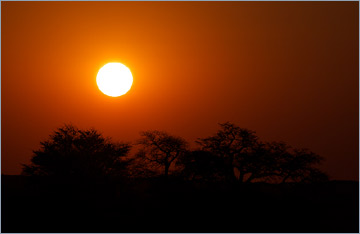 Sonnenuntergang in Grootkolk