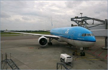 Flug mit KLM