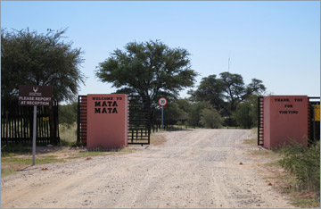 Eingangstor Mata Mata