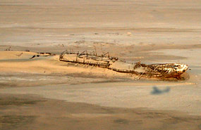 Schiffswrack der 'Eduard Bohlen'