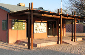 Informationscenter in Nossob
