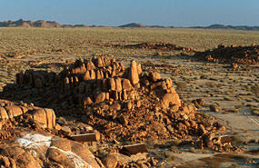 Canyon Lodge - Blick in Richtung Fish River Canyon